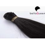 Natural Virgin Hair Extensions , Keratin U Tip Human Hair Extensions for sale