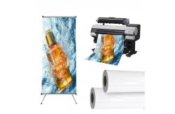 China 200mic Pigment Inkjet Poster Banner Polypropylene 200mic Glossy PP Synthetic Paper Roll supplier