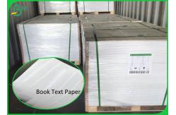 China Uncoated Rolling 20LB 22LB 50LB Book Text White Offset Print Paper 90CM 100CM supplier