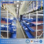 Heavy Duty Pallet Racking Carton Flow System For Box Crates Overturn Storage for sale