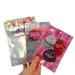  Custom Designed Self-Sealing Moisture-Proof Heat-Sealed Zipper Transparent Front Aluminum Foil Back Mylar Plastic Bag for Sugar for sale