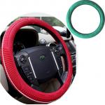 OEM Non Slip Embossed Silicone Car Steering Wheel Cover for sale