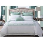 Simple Modern Bedding Sets 100% Cotton Embroidered With Twin / Queen / King Size for sale