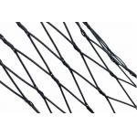 Woven Flexible Black Oxide Cable Mesh , High Tensile SS Cable Mesh for sale