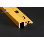 Anodized Aluminium Edge Trim Profiles With Hole Punched 0.7-2mm Thickness for sale