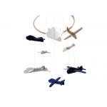 Airplanes And Cloud Unscented ODM Felt Decoration for sale
