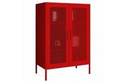 China Double Metal Mesh Door 1015x800x400mm Half Height Locker For Home Use supplier