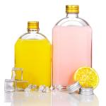 Square Flat Transparent Liquor Glass  Bottle For Drinking for sale