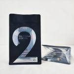 1kg Volume Flat Bottom Coffee Bag with One Way Valve Glossy PET/VMPET/PE Custom Digital Printing for sale