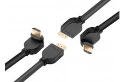 China 1500mm Right Angle HDMI Overmolded Cable Assemblies supplier