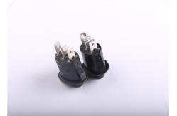China Mini 3 Pins Black Car Rocker Switch Conversion And Reset Function Without Light supplier