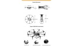 China Agricultural Sprayer Drone / Remote Controlled Uav Drone Crop Sprayer For Pesticide Spraying supplier