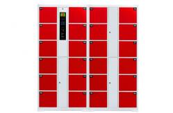 China Intelligent Parcel Smart package Storage Locker Barcode Steel Smart Electronic Locker supplier