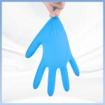 Blue Powder Free Dental Exam Gloves Industrial Automotive Heavy Duty Nitrile Gloves for sale