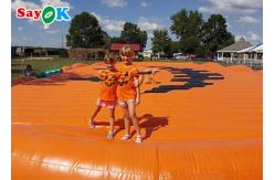 China Customized Outdoor Inflatable Pumpkin Jumping Pad For Kids supplier