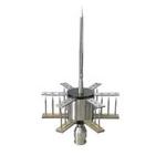 Stainless Steel 304 200KA Lightning Conductor Finial , Air Termination Rod ESE for sale