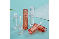 China Clear empty lipgloss wands tubes Private label liquid lipstick lipgloss bottles container supplier