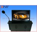 18.5 Inch Motorized Computer Desk Monitor Lift With Conference Microphone for sale