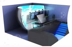 China 4D 9D VR Dome Cinema for Theme Parks with Motion Seats supplier