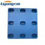 Large Euro Plastic Pallet Stackable HDPE Pallets Four Way Forklift Entry