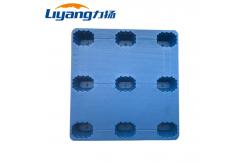 China Large Euro Plastic Pallet Stackable HDPE Pallets Four Way Forklift Entry supplier
