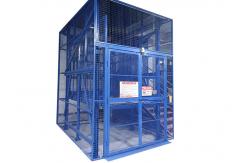 China 5T Electric Small Goods Elevator Guide Rail Warehouse Freight Elevator supplier