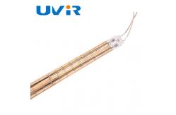 China Gold coating Medium Wave Infrared Lamp 1060mm Heating length supplier