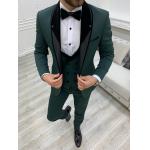 Bergamo Green Mens Peak Lapel Tuxedo for sale
