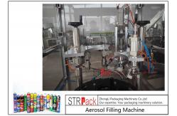 China High Capacity automatic Aerosol Filling Machine For PU Foam / Pesticide supplier
