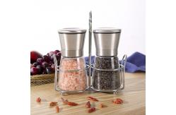 China 80ml Ceramic Blades Refillable Glass Pepper Grinder supplier