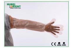 China LDPE Disposable Plastic Arm Sleeves For Slaughtering / Food Processing , Eco - Friendly supplier