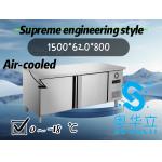 Stylish 2 Door Commercial Freezer Long Lasting Stainless Steel Commercial Freezer for sale