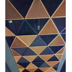 1mm Triangular Metal Ceiling Tiles Perforated Aluminium ISO9001