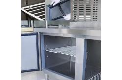 China 200L Workbench Refrigerator R134A Air Cooled Workbench Freezer supplier
