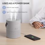 4000mAh Battery Ultrasonic Air Humidifier 1.1L Mini USB Cool Mist Humidifier for sale