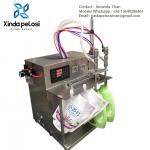 Small Semi-Automatic Stand Up Pouch Filling And Sealing Machine Factory for sale