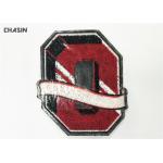 Letter Q Chenille Embroidery Patches Polyester Material Heat - Cut