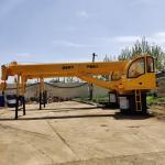 OEM Seaport Ship Cargo Crane Telescopic Arm Boat Deck Crane for sale