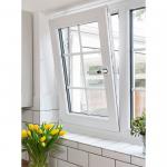 Customized UPVC Tilt And Turn Window Double Glazed For Commercial And Residential