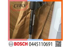 China 0445110691 Engine Parts Diesel Fuel Injector For FOTON Bosch 4JB1 supplier