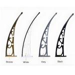 Customizable Plastic ABS Canopy Brackets For PC Window Cover Protection