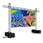 P6 Outdoor Solid Mounted Full Color Steel Cabinet LED Signage Back Maintenance for sale