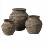 Custom GRC Planters Dual Drainage Holes Matte Surface For Exterior / Interior Garden for sale