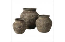 China Stylish Cement GRC Planter Pots Frost Proof With Drainage Holes supplier