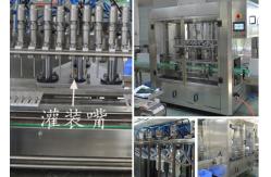 China Professional  Self Flow Liquid Filling Line Gravity Liquid Filling Machine supplier