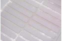 China 38mmx6mm 1mil  White Matte High Temperature Resistant Polyimide Sticker supplier