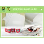 Durable 105 Gsm Glossy Laser Paper , Glossy Brochure Paper Moisture Proof