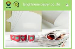 China Durable 105 Gsm Glossy Laser Paper , Glossy Brochure Paper Moisture Proof supplier