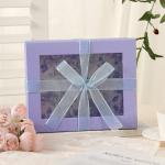 Valentine's Day Rigid Gift Box Creative Window With Bow Exquisite Box