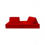 High Density Foam Velvet Modular Sofa Couch Playscape Sofa CertiPUR-US for sale